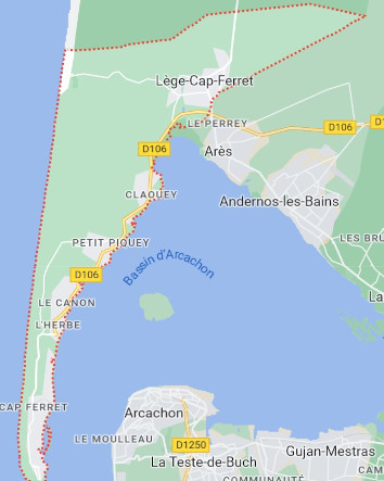 Aperçu Lège-Cap-Ferret Plan Lège-Cap-Ferret